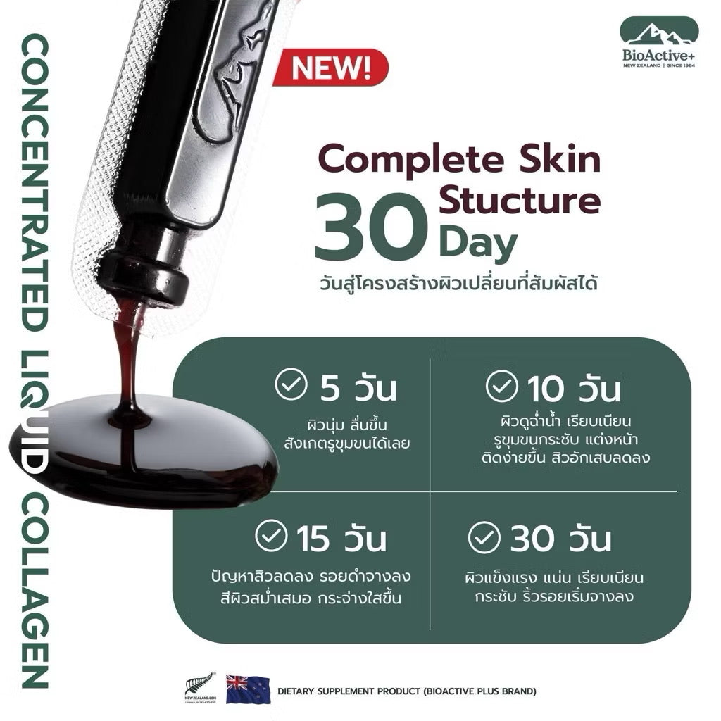 ✨💜 BioActive+ Collagen Concentrated Liquid (คอลลาเจน) ของเข้าวันพุธค้า*