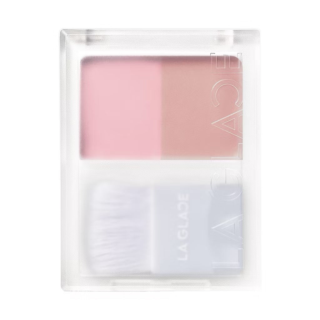 ✨ LA GLACE Brattitude Two Tone | ปัดแก้มแบบฝุ่น