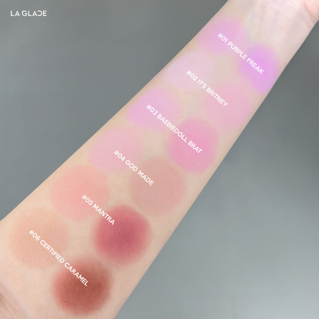 ✨ LA GLACE Brattitude Two Tone | ปัดแก้มแบบฝุ่น