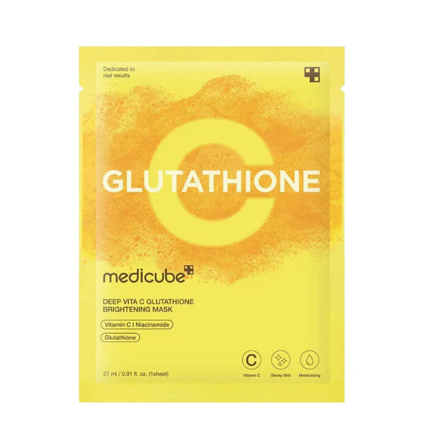 MEDICUBE Deep Vita C Glutathione Brightening Mask 27ml *1ea