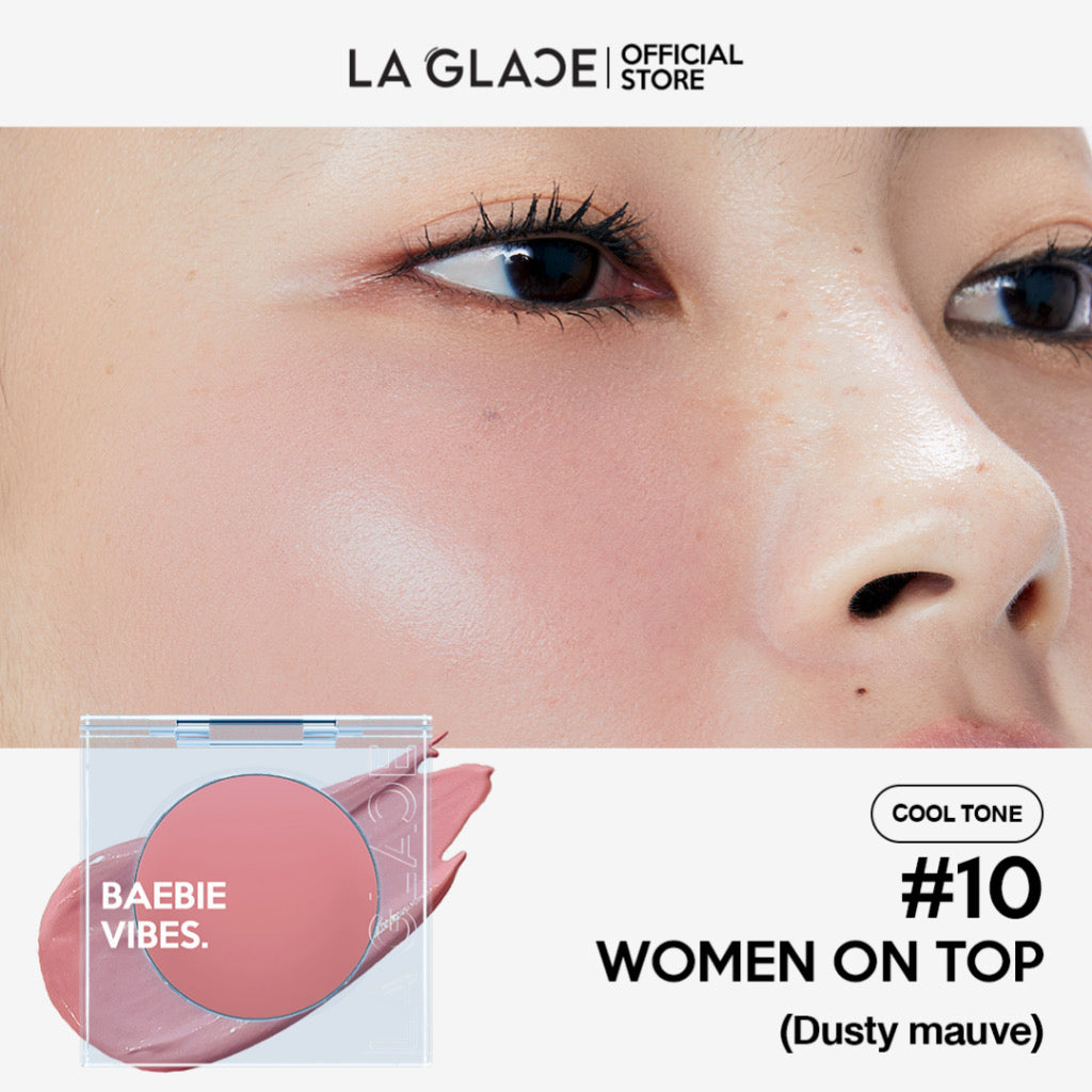 ✨ LA GLACE Baebie Vibe | ปัดแก้มเนื้อครีม