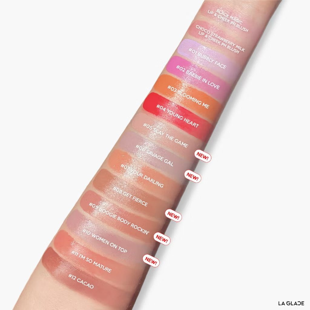 ✨ LA GLACE Baebie Vibe | ปัดแก้มเนื้อครีม