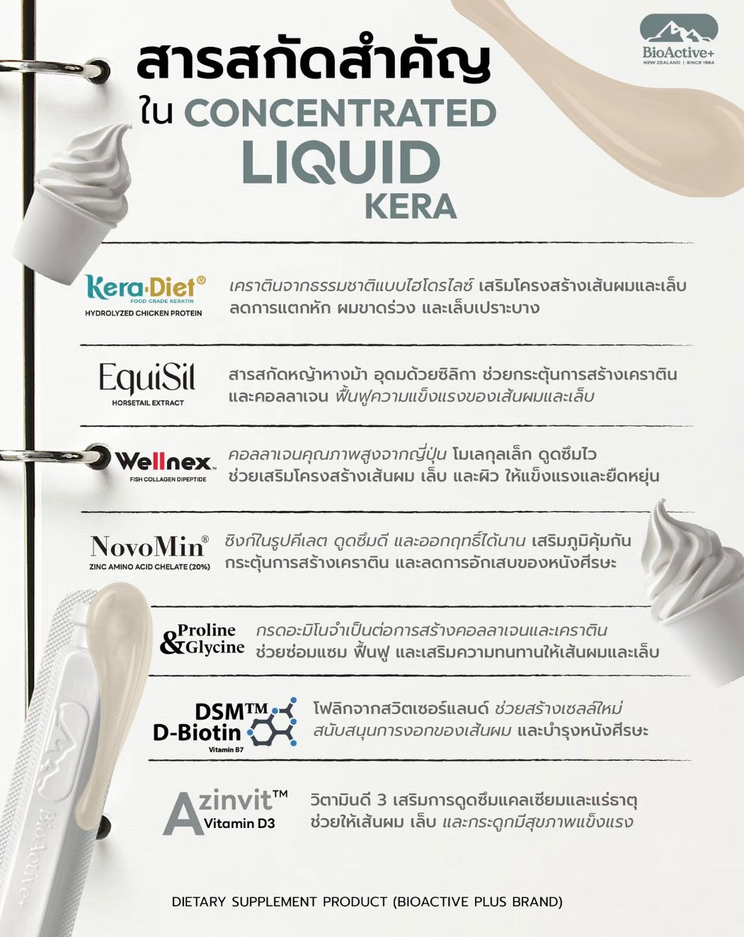 ✨🤍 BioActive+ Concentrated Liquid Kera ⛔️ ราคาพิเศษเปิดตัวลดเพิ่มให้ถึง 31/10 เท่านั้นจ้า