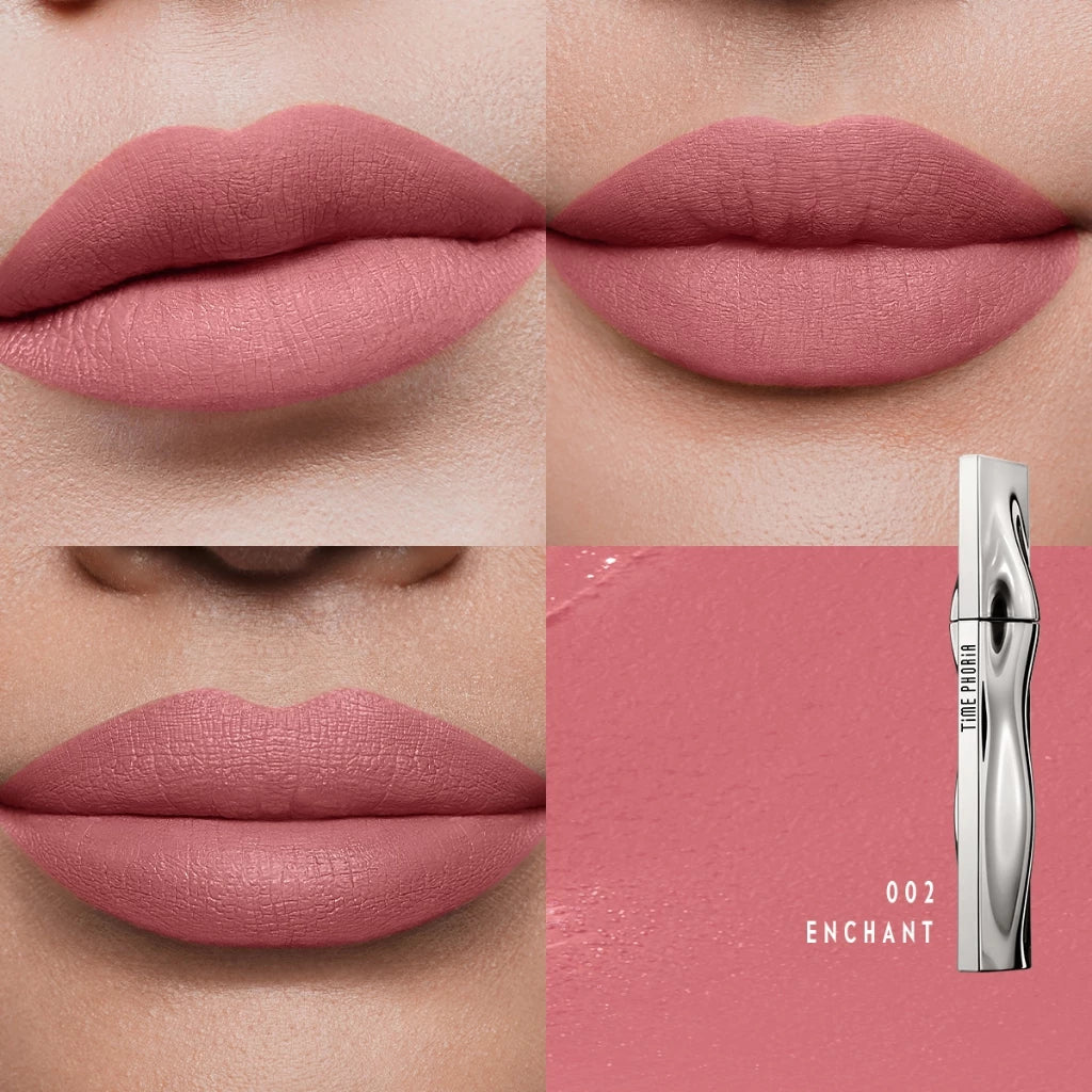 ⛔️ (Pre-order) TIME PHORIA Eternal Air Lip Matte ลิปสติกแมตต์เนื้อบางเบา เม็ดสีชัด ติดทนนาน 24 ชั่วโมง 4ml.
