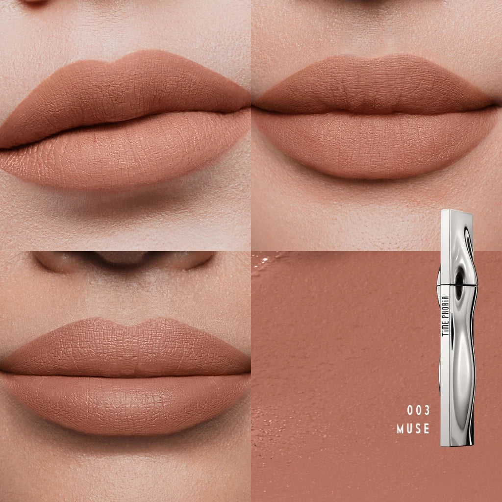 ⛔️ (Pre-order) TIME PHORIA Eternal Air Lip Matte ลิปสติกแมตต์เนื้อบางเบา เม็ดสีชัด ติดทนนาน 24 ชั่วโมง 4ml.