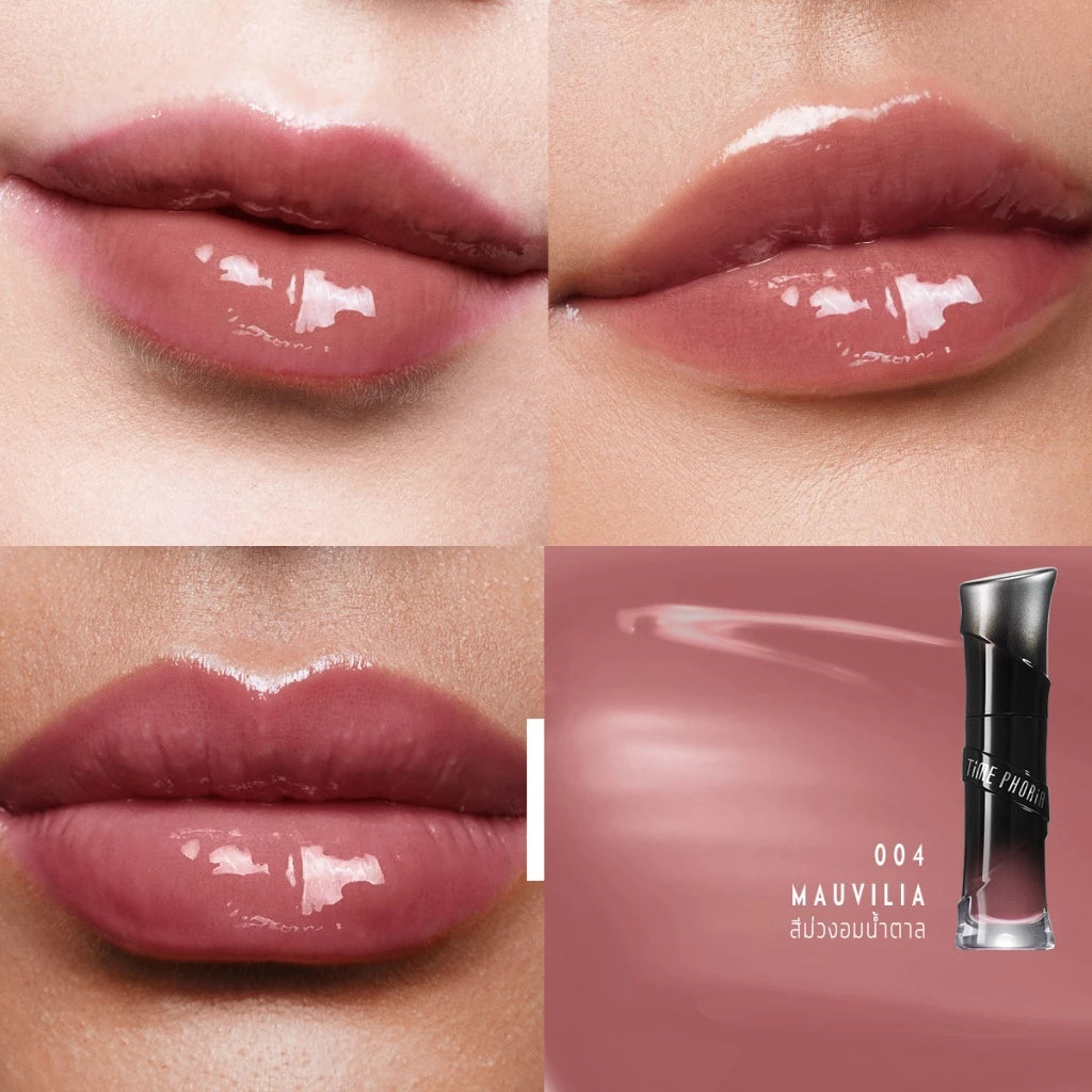 ⛔️ (Pre-order) TIME PHORIA Lunara Frost 3D Lip Gloss ลิปกลอส เนื้อเจลลี่ 4ml.