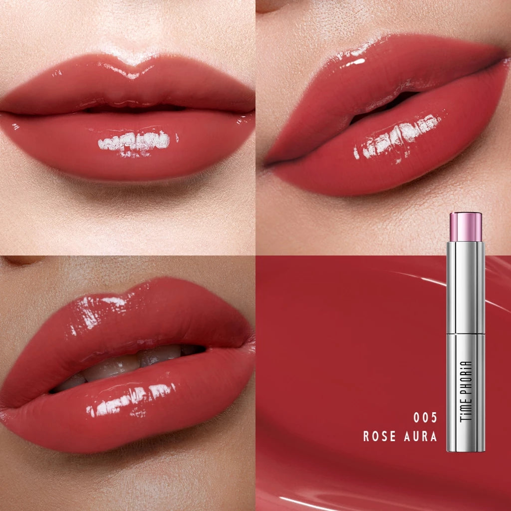 ⛔️ (Pre-order) TIME PHORIA Spectra Ultra Stay-Shine Transfer Proof Lip Vinyl ลิปไวนิลบางเบา สีชัด ติดทน