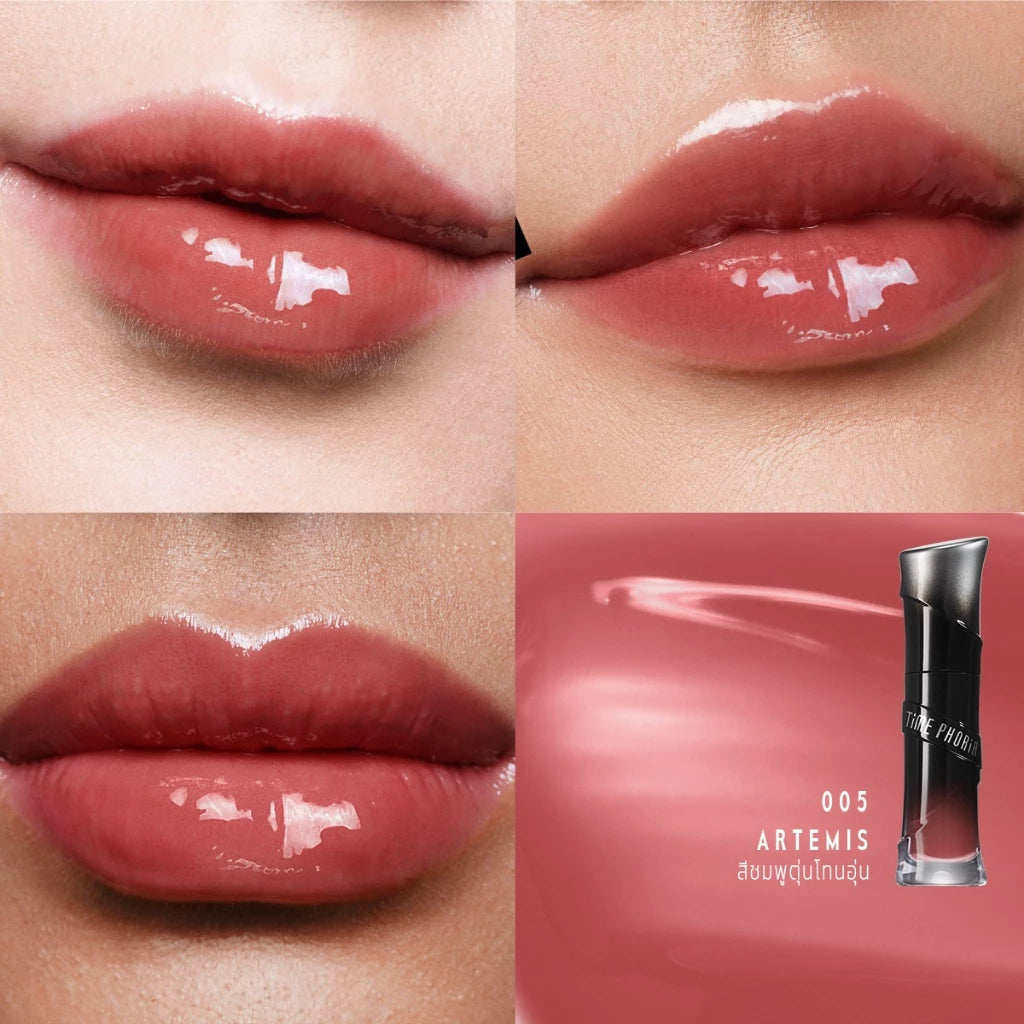 ⛔️ (Pre-order) TIME PHORIA Lunara Frost 3D Lip Gloss ลิปกลอส เนื้อเจลลี่ 4ml.