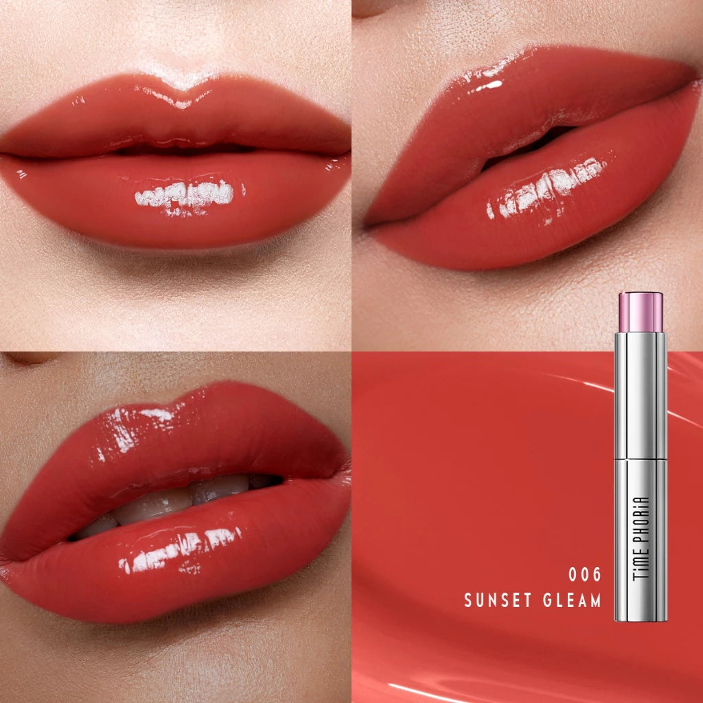 ⛔️ (Pre-order) TIME PHORIA Spectra Ultra Stay-Shine Transfer Proof Lip Vinyl ลิปไวนิลบางเบา สีชัด ติดทน