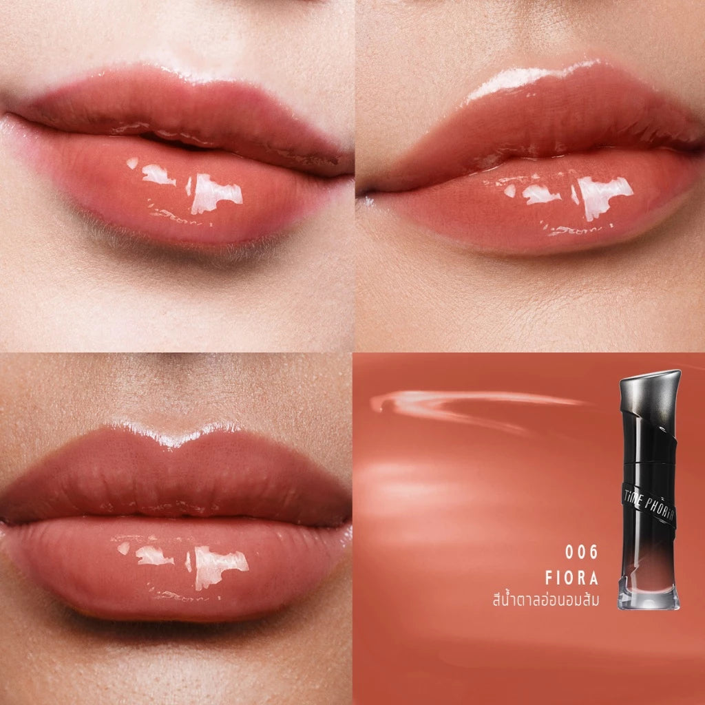 ⛔️ (Pre-order) TIME PHORIA Lunara Frost 3D Lip Gloss ลิปกลอส เนื้อเจลลี่ 4ml.