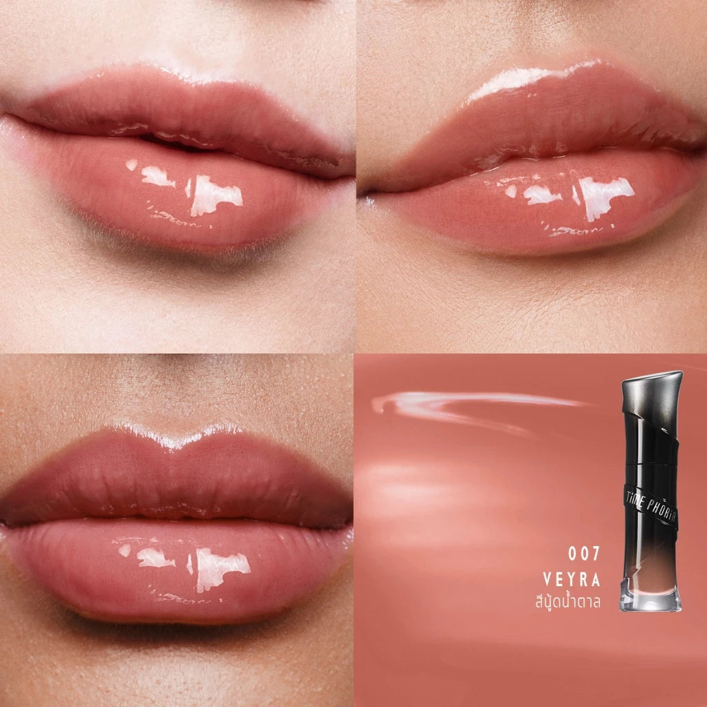 ⛔️ (Pre-order) TIME PHORIA Lunara Frost 3D Lip Gloss ลิปกลอส เนื้อเจลลี่ 4ml.