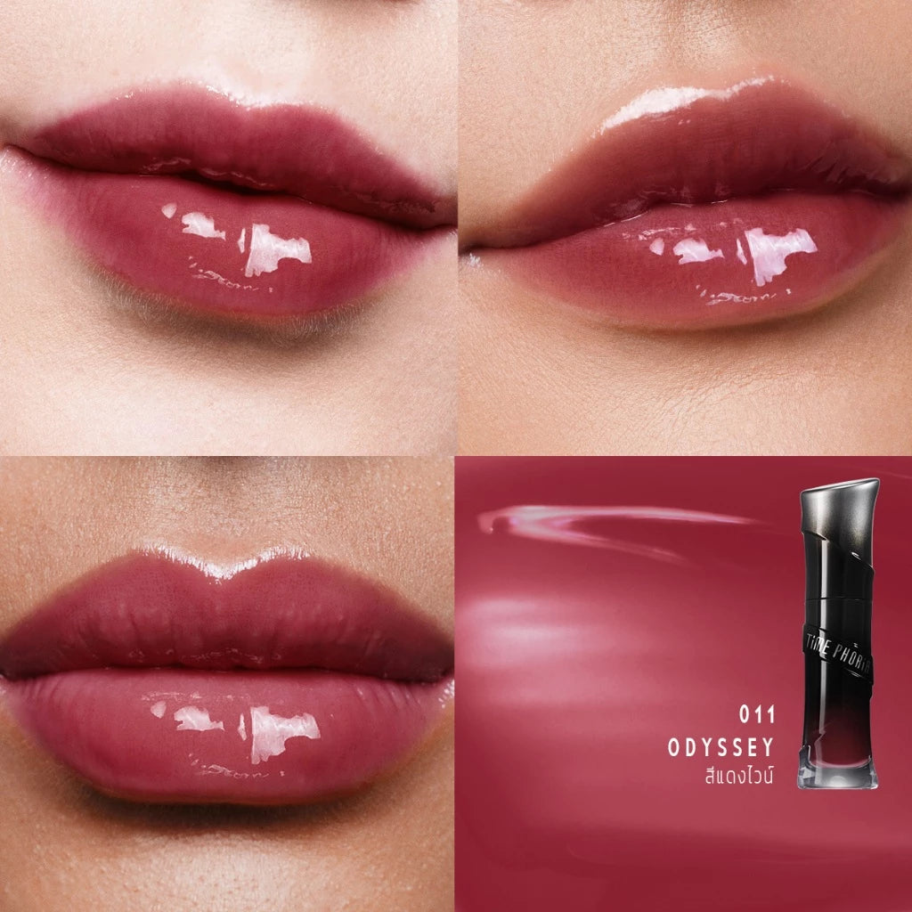 ⛔️ (Pre-order) TIME PHORIA Lunara Frost 3D Lip Gloss ลิปกลอส เนื้อเจลลี่ 4ml.