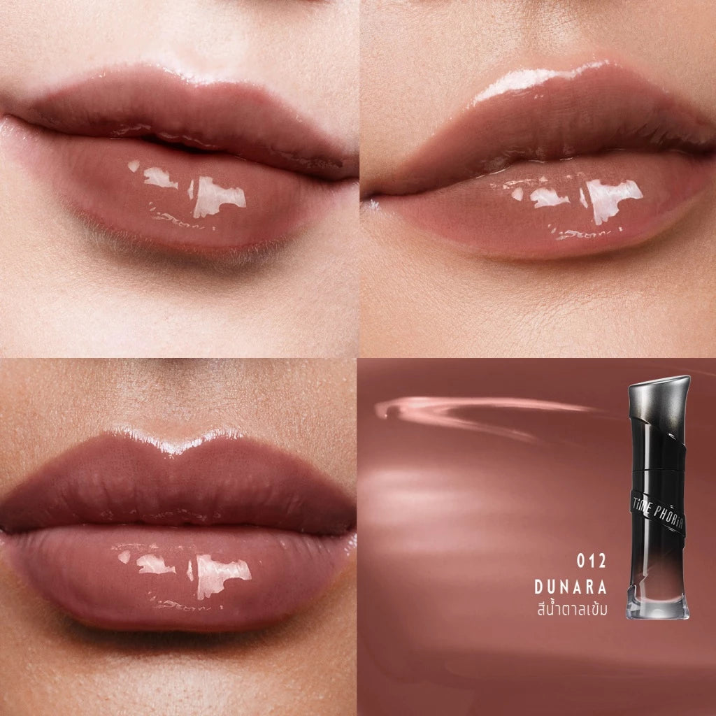 ⛔️ (Pre-order) TIME PHORIA Lunara Frost 3D Lip Gloss ลิปกลอส เนื้อเจลลี่ 4ml.