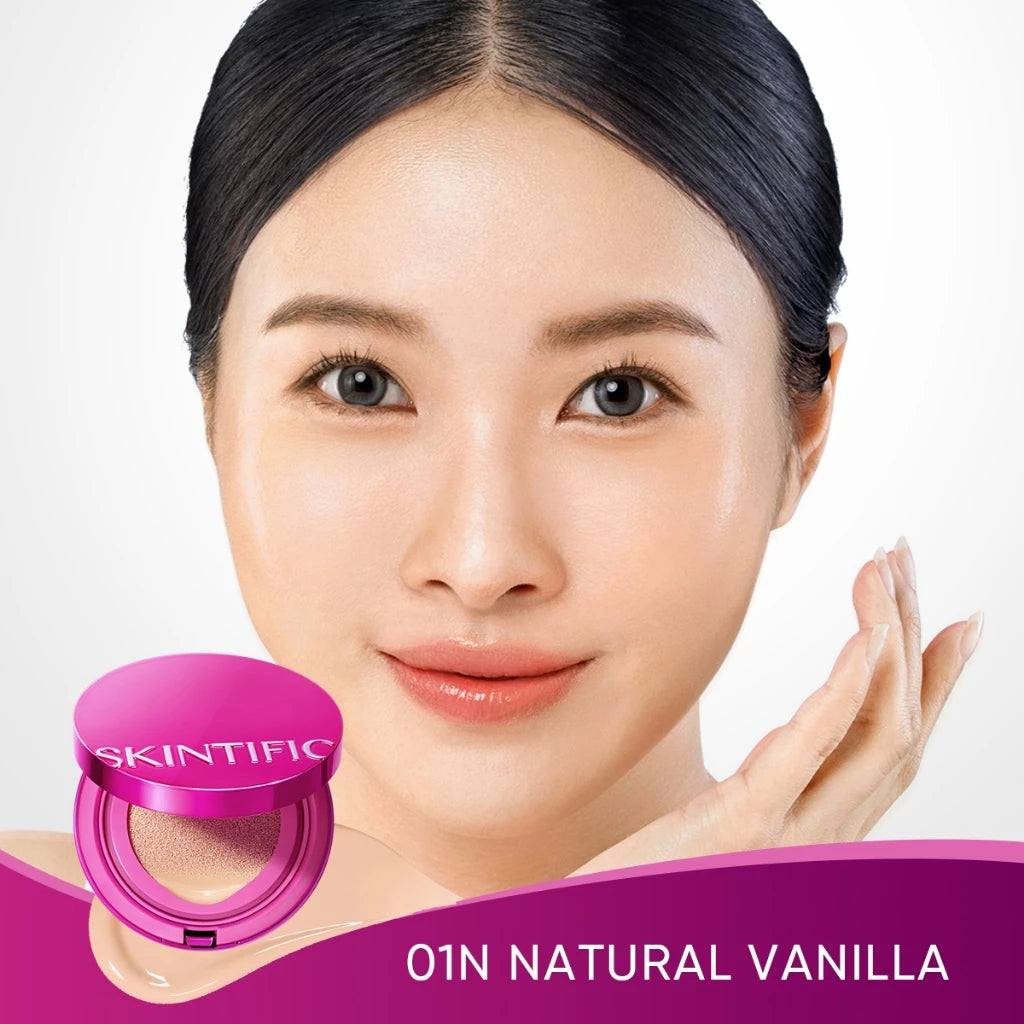 ⛔️ (Pre-order) SKINTIFIC Cover Glow Perfect Cushion คุชชั่นผิวฉ่ำโกลว์ ติดทน 10 ชั่วโมง 11g.