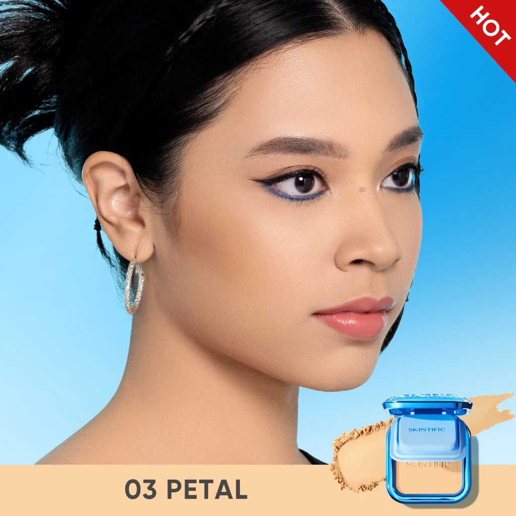 ⛔️ (Pre-order) SKINTIFIC Ultra Cover Powder Foundation One swipe แป้งพัฟ คุมมัน บางเบา 9g.