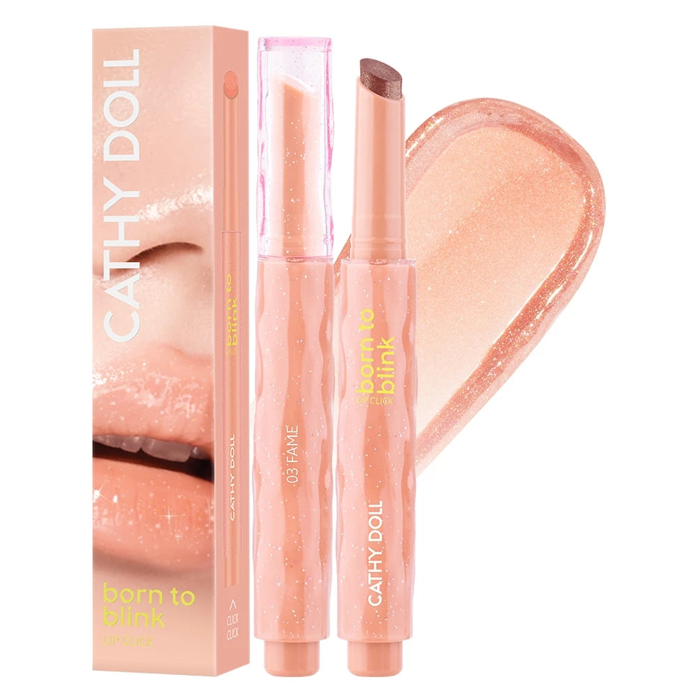(Pre-order) CATHY DOLL Born To Bling Lip Click ลิปคลิกกลอสซี่บาล์ม สีชัดในปาดเดียว 2g.