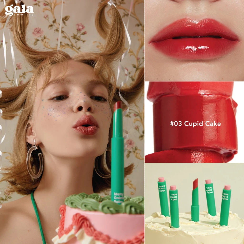 ⛔️ (Pre-order) GALA CAMILLE Melty Creme Balm ลิปบาล์มฟินิชกลอส สีชัด ปากฉ่ำวาว 1.8g.