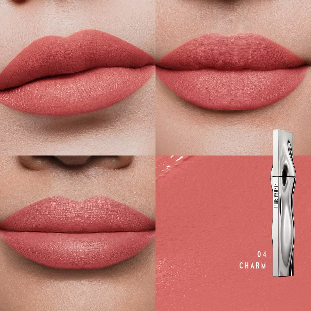 ⛔️ (Pre-order) TIME PHORIA Eternal Air Lip Matte ลิปสติกแมตต์เนื้อบางเบา เม็ดสีชัด ติดทนนาน 24 ชั่วโมง 4ml.