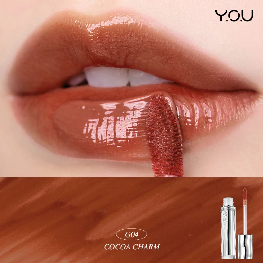 ⛔️ (Pre-order) YOU Cloud Paint Glassy Glow Lip Tint ลิปทินท์ ฟินิชฉ่ำวาว เนื้อบางเบา ล็อกสี ชุ่มชื้น 24 ชม. 3g.