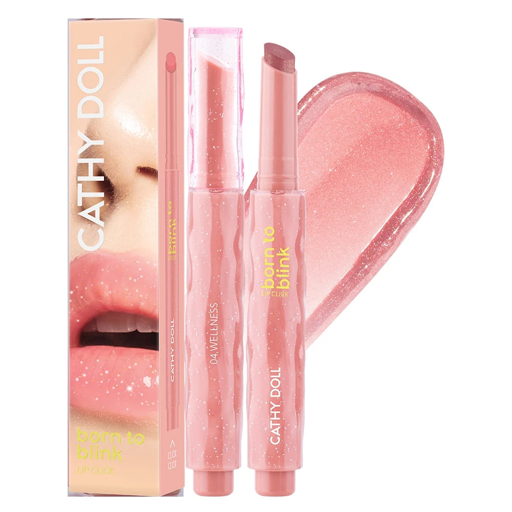 (Pre-order) CATHY DOLL Born To Bling Lip Click ลิปคลิกกลอสซี่บาล์ม สีชัดในปาดเดียว 2g.
