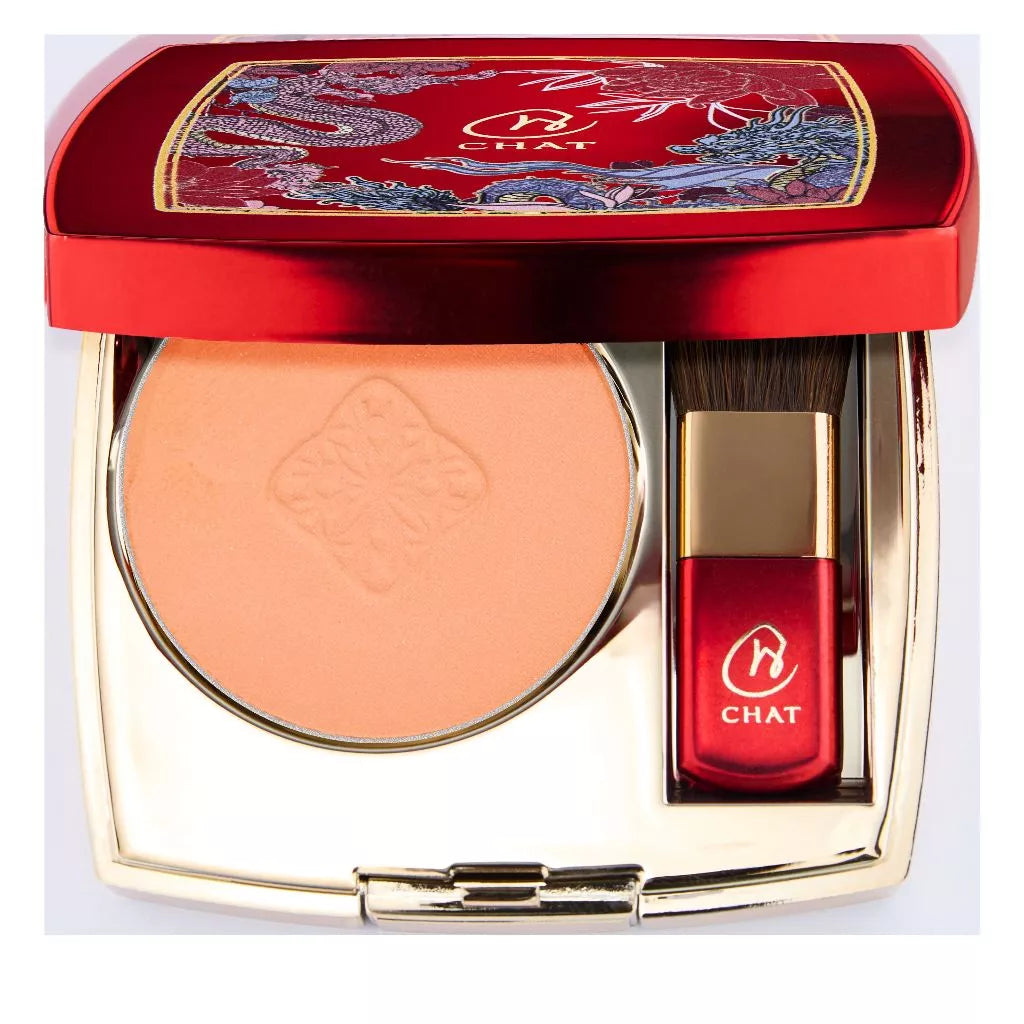 ⛔️ (Pre-order) CHAT COSMETICS The Endless Luck and Shine Blusher บลัชออนสูตรแมตต์ผสมชิมเมอร์ พิกเมนต์แน่น ติดทนนาน 3g.