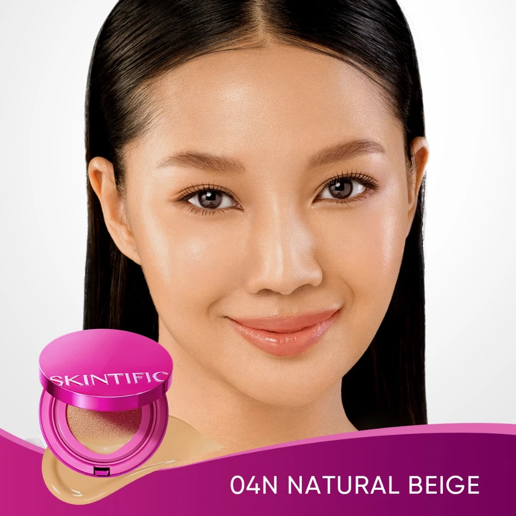⛔️ (Pre-order) SKINTIFIC Cover Glow Perfect Cushion คุชชั่นผิวฉ่ำโกลว์ ติดทน 10 ชั่วโมง 11g.