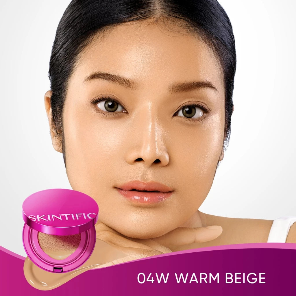 ⛔️ (Pre-order) SKINTIFIC Cover Glow Perfect Cushion คุชชั่นผิวฉ่ำโกลว์ ติดทน 10 ชั่วโมง 11g.