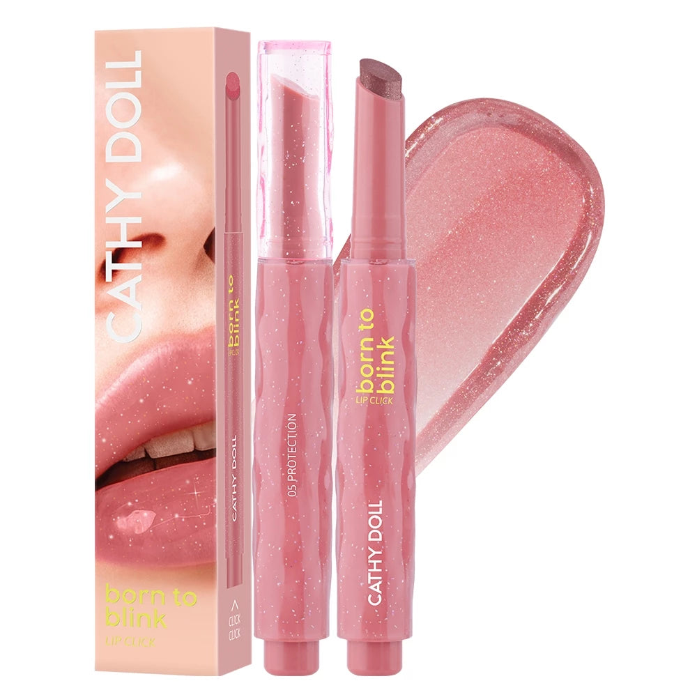(Pre-order) CATHY DOLL Born To Bling Lip Click ลิปคลิกกลอสซี่บาล์ม สีชัดในปาดเดียว 2g.