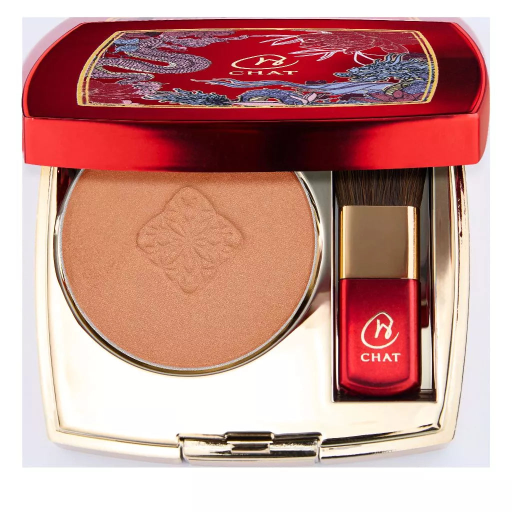 ⛔️ (Pre-order) CHAT COSMETICS The Endless Luck and Shine Blusher บลัชออนสูตรแมตต์ผสมชิมเมอร์ พิกเมนต์แน่น ติดทนนาน 3g.