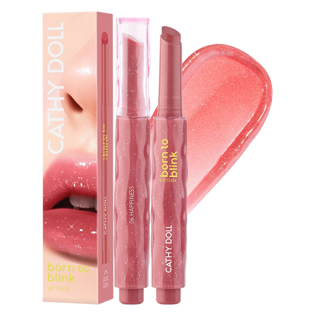 (Pre-order) CATHY DOLL Born To Bling Lip Click ลิปคลิกกลอสซี่บาล์ม สีชัดในปาดเดียว 2g.