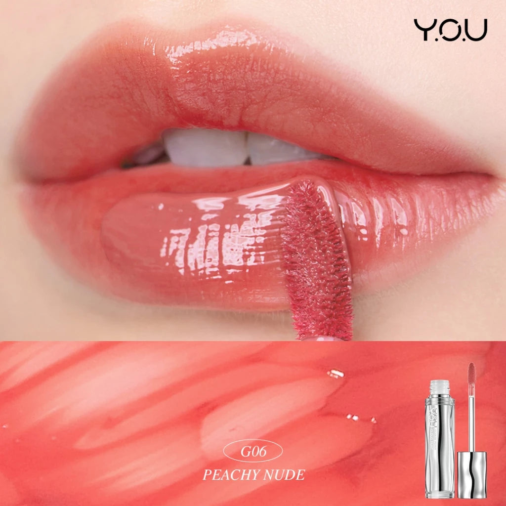 ⛔️ (Pre-order) YOU Cloud Paint Glassy Glow Lip Tint ลิปทินท์ ฟินิชฉ่ำวาว เนื้อบางเบา ล็อกสี ชุ่มชื้น 24 ชม. 3g.