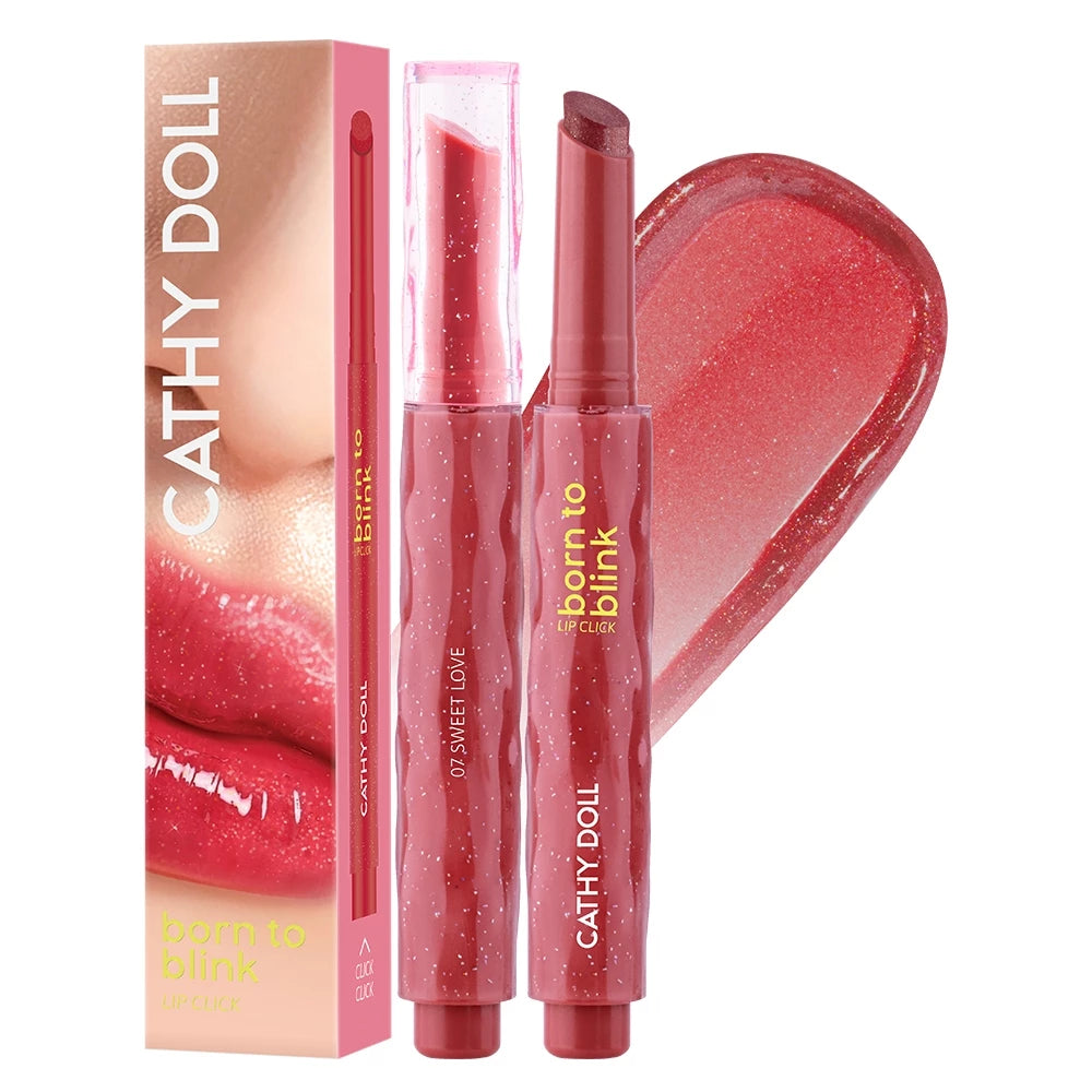 (Pre-order) CATHY DOLL Born To Bling Lip Click ลิปคลิกกลอสซี่บาล์ม สีชัดในปาดเดียว 2g.
