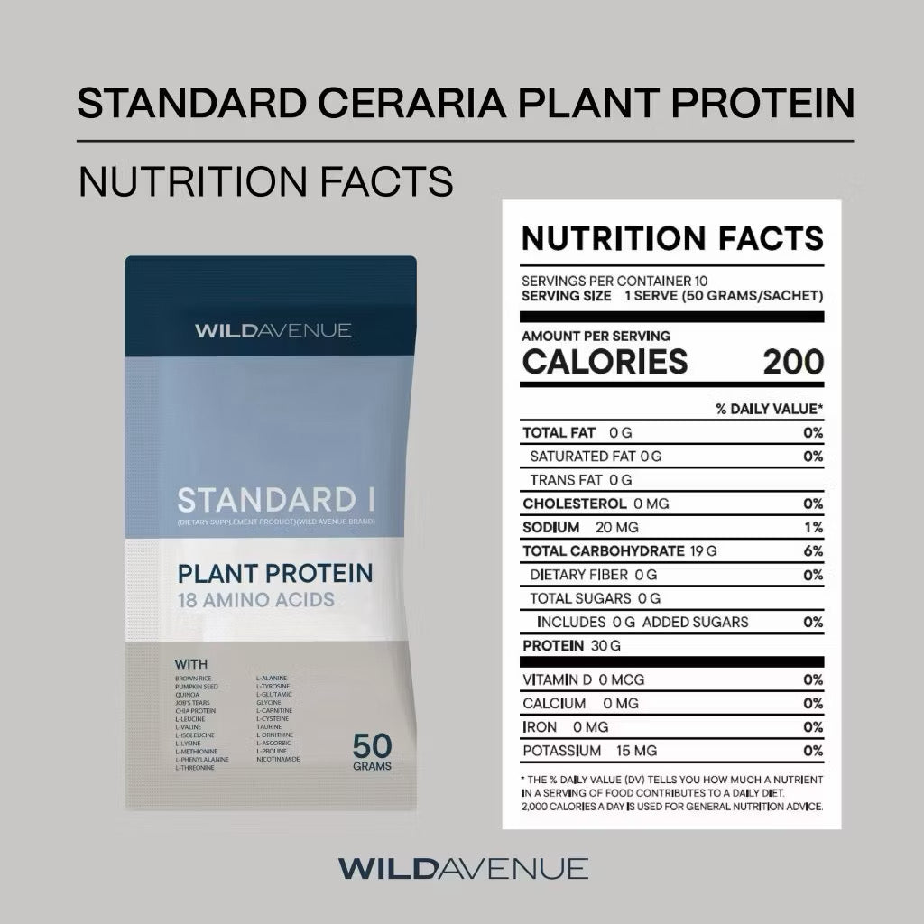 (Pre-order) Wild Avenue Standard Plant Protein 18 Amino Acids (แพคคู่/แยก)