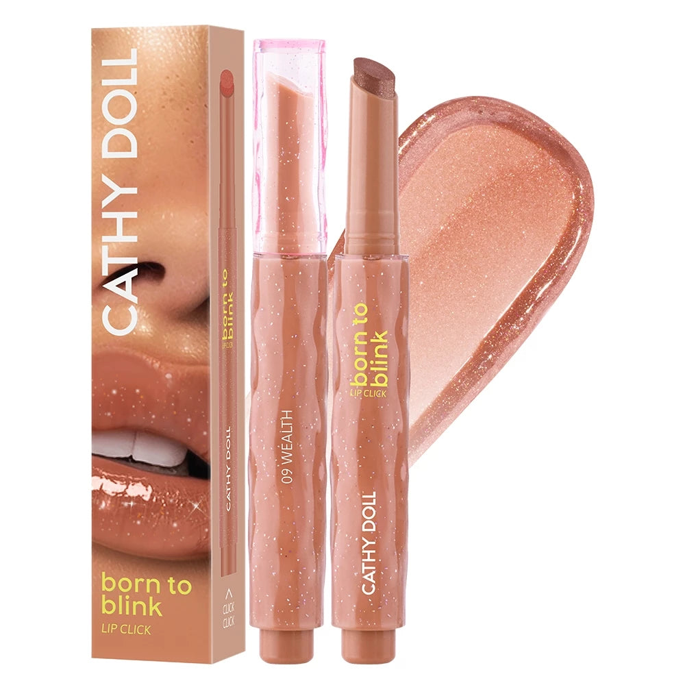 (Pre-order) CATHY DOLL Born To Bling Lip Click ลิปคลิกกลอสซี่บาล์ม สีชัดในปาดเดียว 2g.
