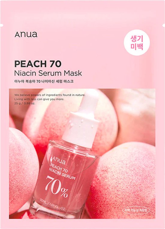 ANUA Peach 70 Niacin Serum Mask 25ml *1ea