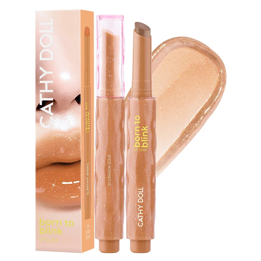 (Pre-order) CATHY DOLL Born To Bling Lip Click ลิปคลิกกลอสซี่บาล์ม สีชัดในปาดเดียว 2g.