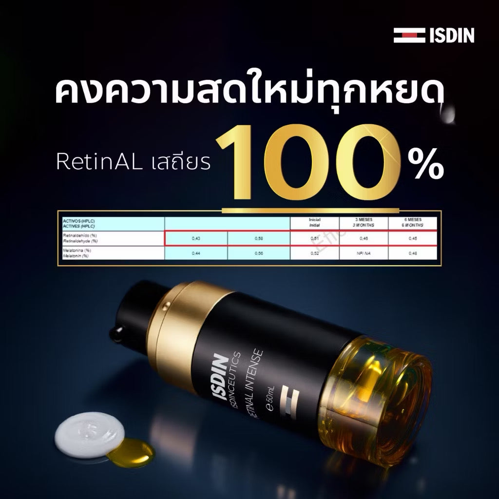 (Pre-order) ISDIN CEUTICS RETINAL INTENSE SERUM เซรั่มต้านริ้วรอยแห่งปี เห็นผลไวใน 1 เดือน เนรมิตผิวใหม่ดั่งฝันให้เป็นจริง