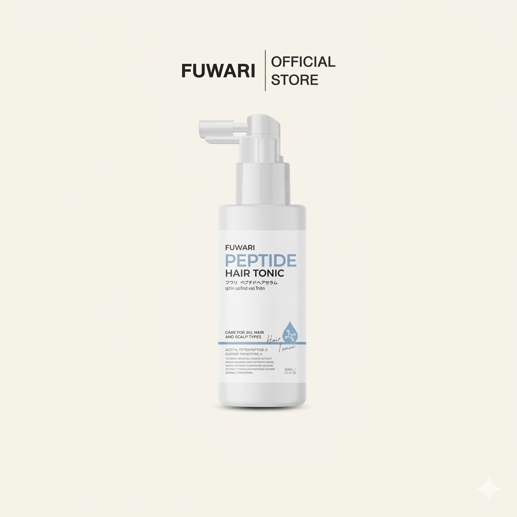 Fuwari Peptide Hair Tonic🩵ฟุวาริเปปไทด์แฮร์โทนิค บำรุงผมและหนังศีรษะ 30ml