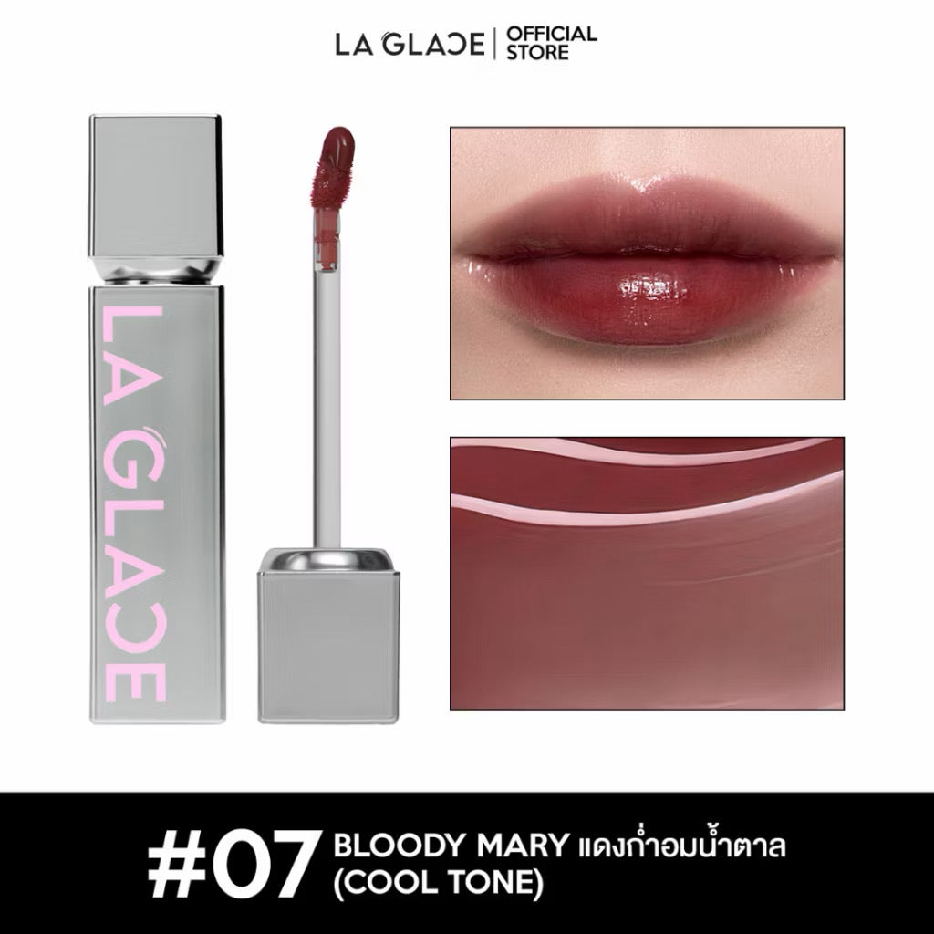 ⛔️ (Pre-order) LA GLACE FLEXTOPIA GLASSY TINT | ลิปทินท์ลากลาส งัดปากฉ่ำวาวเล่นแสงทุกมิติ (เลือกสีได้)