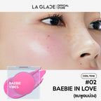 ✨ LA GLACE Baebie Vibe | ปัดแก้มเนื้อครีม