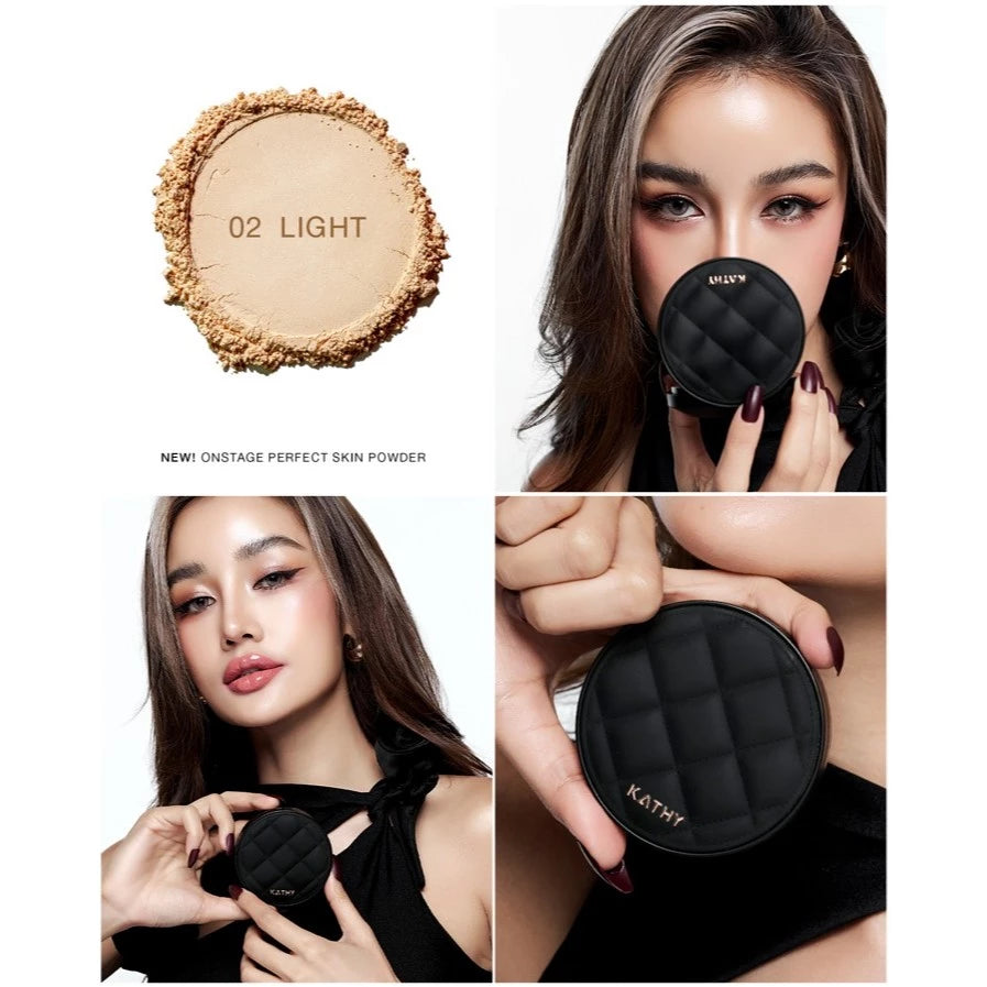 ⛔️ (Pre-order) KATHY AMREZ Onstage Perfect Skin Powder แป้งพัฟกลืนผิว 10g.