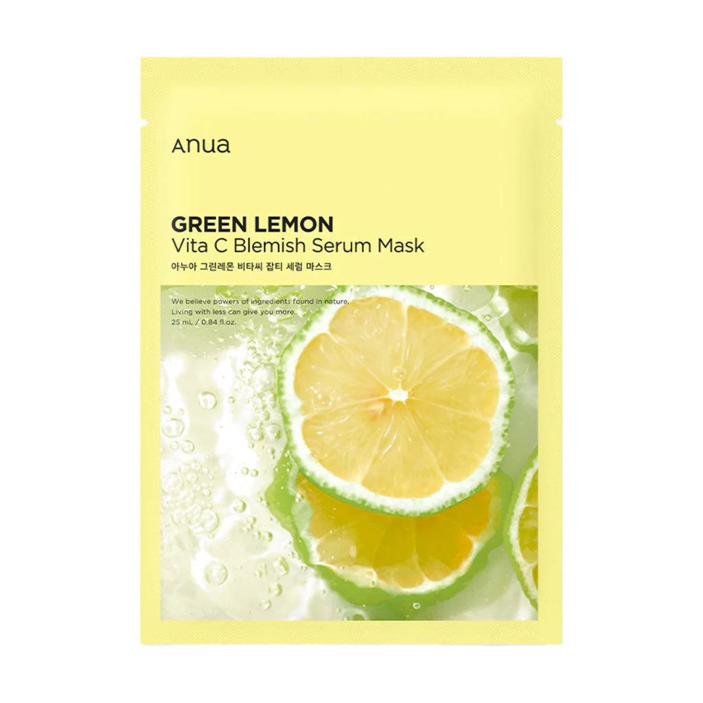 ANUA Green Lemon Vita C Blemish Serum Mask 25ml *1ea