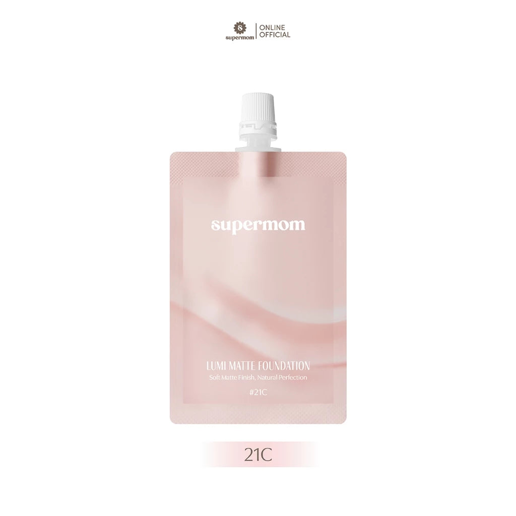 (Pre-order) SUPERMOM Lumi Matte Foundation รองพื้นลุคแมตต์ผิวสวย 8g