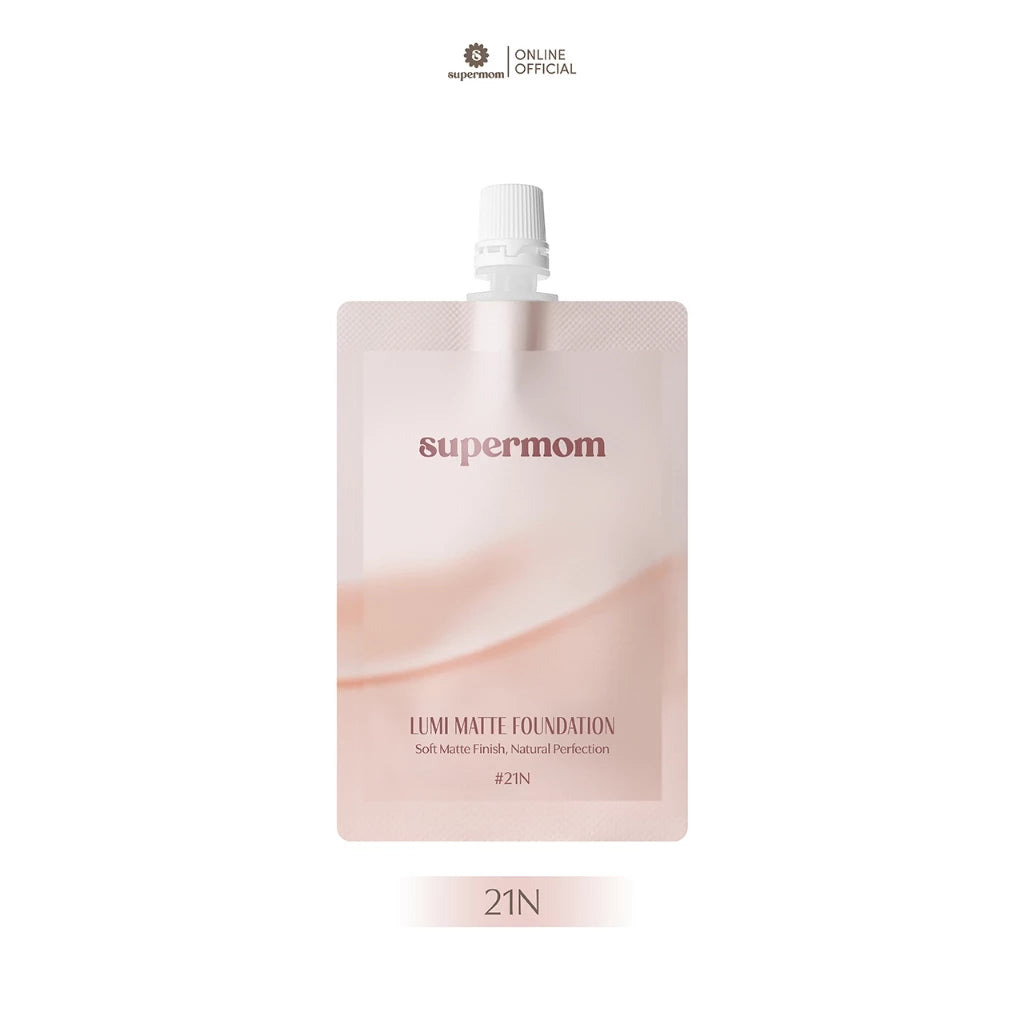 (Pre-order) SUPERMOM Lumi Matte Foundation รองพื้นลุคแมตต์ผิวสวย 8g