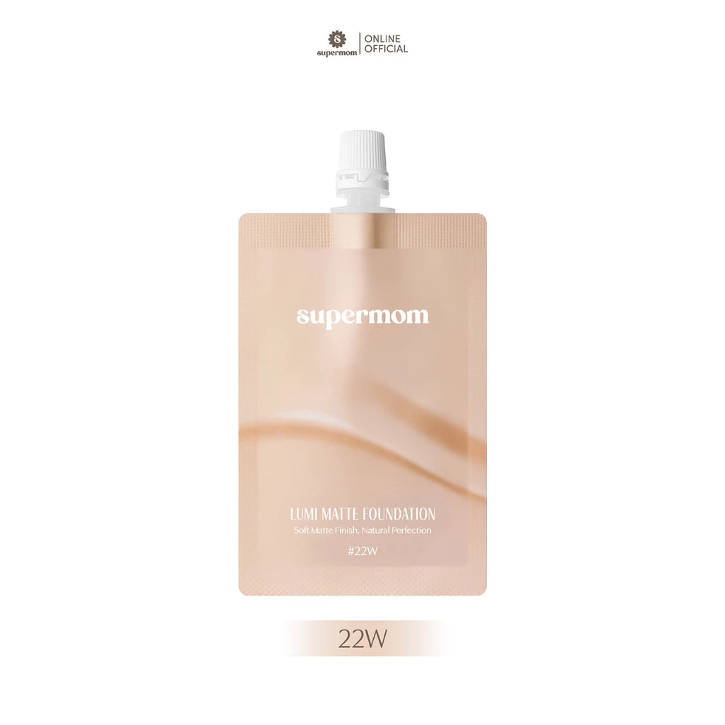 (Pre-order) SUPERMOM Lumi Matte Foundation รองพื้นลุคแมตต์ผิวสวย 8g