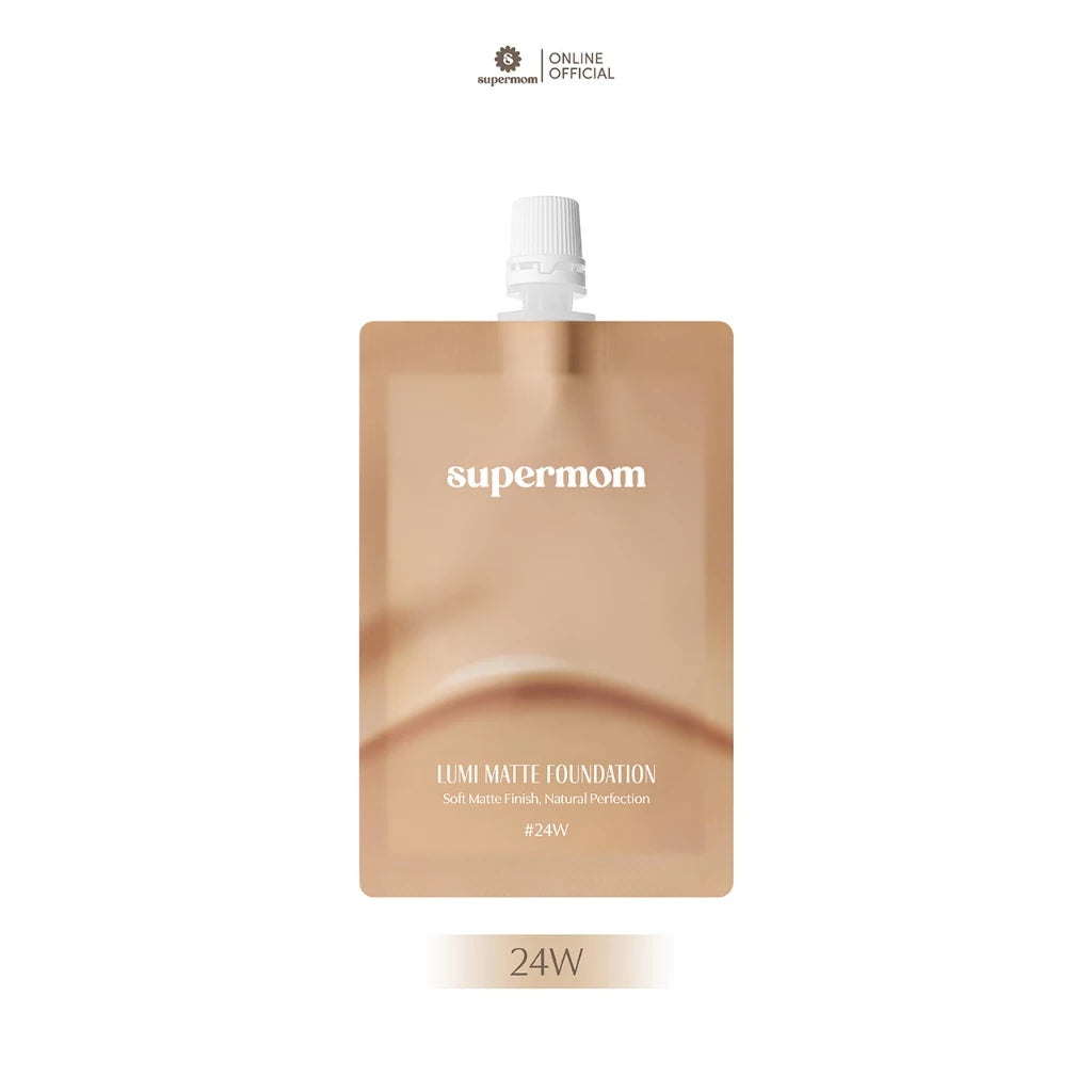 (Pre-order) SUPERMOM Lumi Matte Foundation รองพื้นลุคแมตต์ผิวสวย 8g