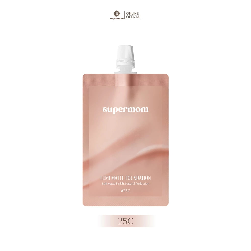(Pre-order) SUPERMOM Lumi Matte Foundation รองพื้นลุคแมตต์ผิวสวย 8g