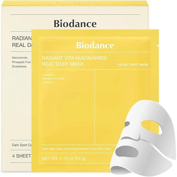 BIODANCE Radiant Vita Niacinamide Real Deep Mask 34g *1ea