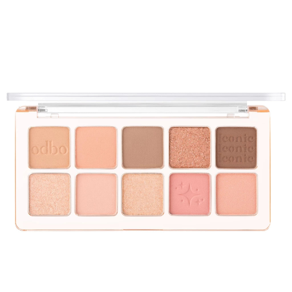 ⛔️ (Pre-order) ODBO Iconic Eyeshadow Palette – พาเลทอายแชโดว์ 10 สี แมทท์ & ชิมเมอร์ สีชัด เบลนด์ง่าย