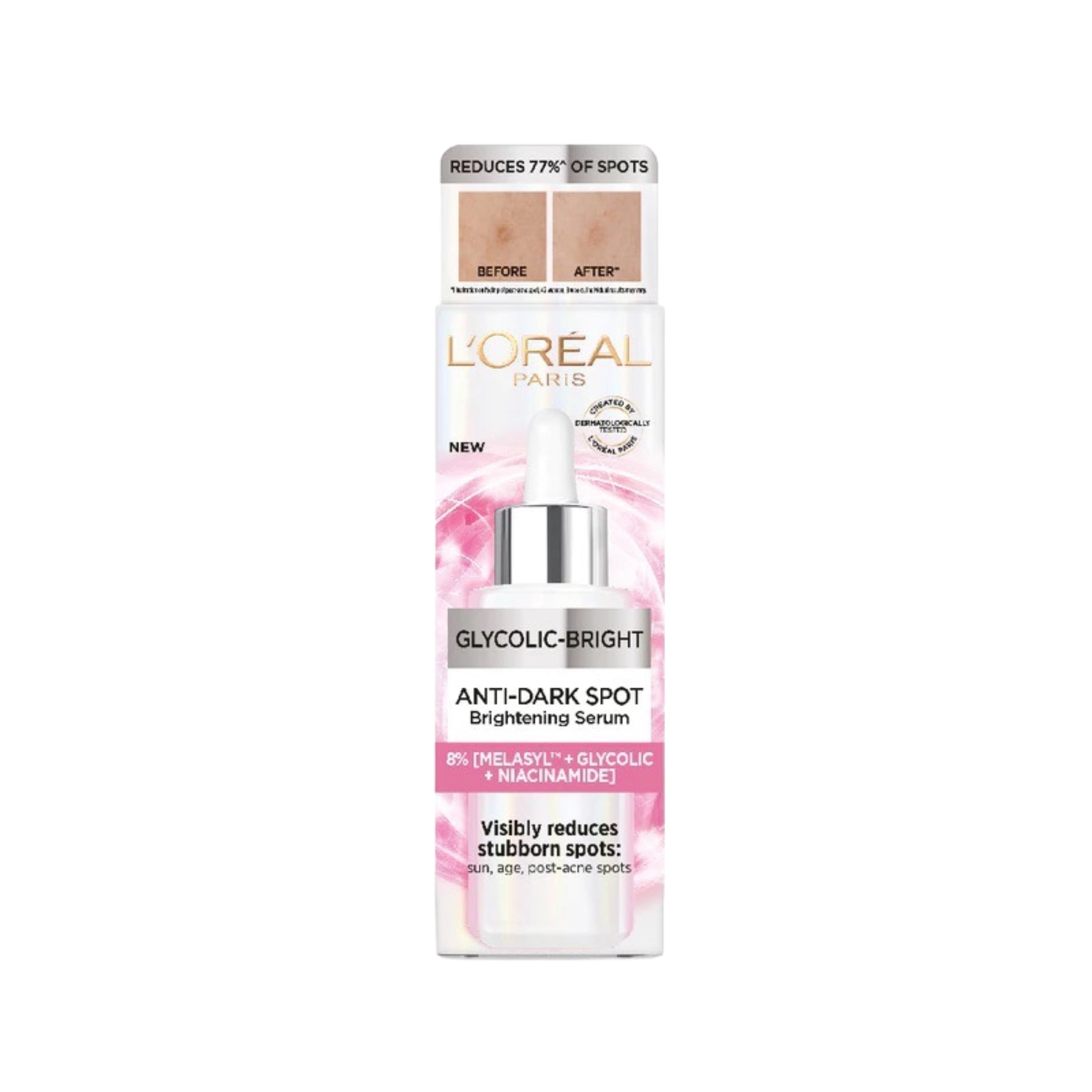 L'ORÉAL PARIS Glycolic Bright Anti-Dark Spot  Brightening Serum เซรั่มหน้าใส ลดริ้วรอย 30ml